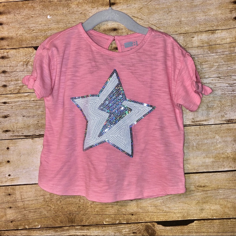 Crazy 8 pink girls blouse